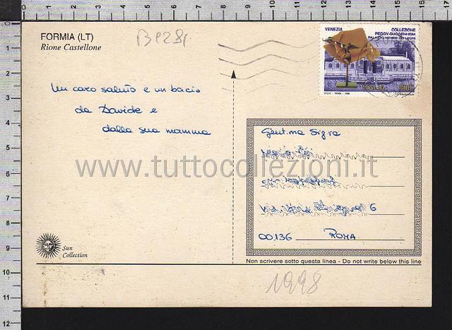 Collezionismo di storia postale buste viaggiate affrancatura tariffe postali degli anni 1990-99